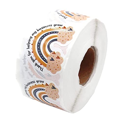kowaku 500 Regenbogen Aufkleber, Dekoration, Umschlag, Kuchen, Backen von kowaku
