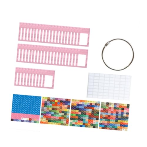 kowaku 50pcs kleine Perlen Organizer - -Aufbewahrungsbeutel mit Bindemittelringen und Aufklebern, Rosa kowaku 50pcs kleine Perlen Organizer - -Aufbewahrungsbeutel mit Bindemittelringen und Aufklebern, Rosa von kowaku