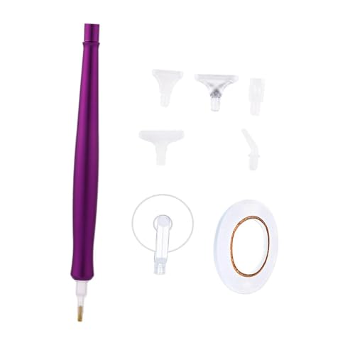 kowaku Diamond DIY Art Tools Accessoires Malerei Handwerk handgefertigt und vielseitig multifunktional ergonomisch mit Ersatzstiftköpfen, Lila kowaku Diamond DIY Art Tools Accessoires Malerei Handwerk handgefertigt und vielseitig multifunktional ergonomisch mit Ersatzstiftköpfen, Lila von kowaku