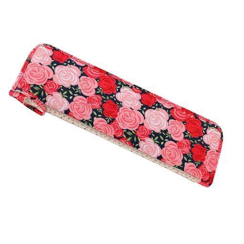 kowaku Häkelnadel-Aufbewahrungstasche, Nadel-Strick-Organizer, Tasche, Stricknadel-Etui, Beutel-Organizer, Rot kowaku Häkelnadel-Aufbewahrungstasche, Nadel-Strick-Organizer, Tasche, Stricknadel-Etui, Beutel-Organizer, Rot von kowaku