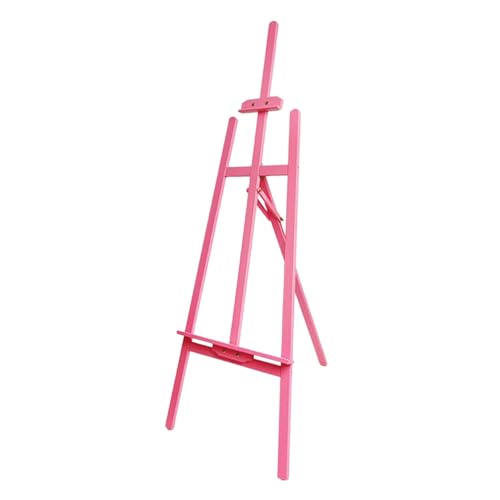 kowaku Hölzerner Künstler-Staffeleiständer, Holzstaffelei, Leinwand, Fotobild, Schilderhalter, Stabiler Malstaffelei, Künstler-Kunstbedarfsständer, Rosa kowaku Hölzerner Künstler-Staffeleiständer, Holzstaffelei, Leinwand, Fotobild, Schilderhalter, Stabiler Malstaffelei, Künstler-Kunstbedarfsständer, Rosa von kowaku