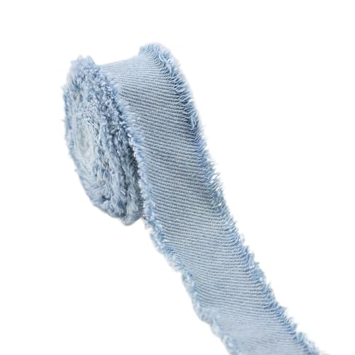 kowaku Jeansband-Verzierungen, Länge 1,5 m, Bastel-, Haarschleifen-Accessoire, DIY-Nähband zum Handarbeiten von Kleidungsstücken, Jeans, Taschen, Nähen, Hellblau kowaku Jeansband-Verzierungen, Länge 1,5 m, Bastel-, Haarschleifen-Accessoire, DIY-Nähband zum Handarbeiten von Kleidungsstücken, Jeans, Taschen, Nähen, Hellblau von kowaku