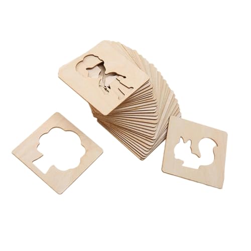 kowaku Kinder Zeichnen Schablonen Holzvorlagen Zeichnen von Kreide Schablonen für Notebook Diary Journal, 50 Stück kowaku Kinder Zeichnen Schablonen Holzvorlagen Zeichnen von Kreide Schablonen für Notebook Diary Journal, 50 Stück von kowaku
