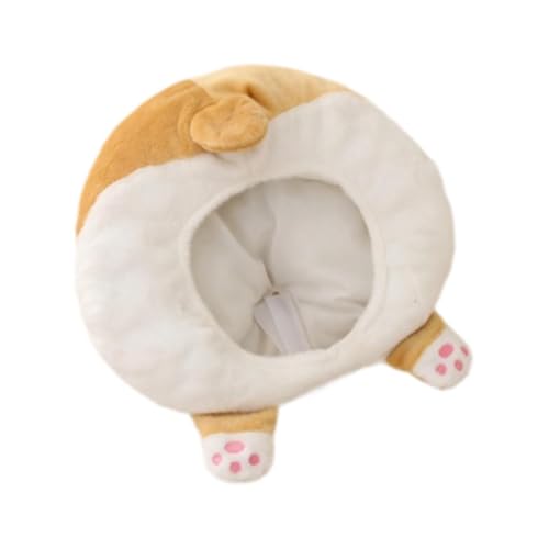 kowaku Niedlicher Plüschtierhut Corgi Hat Cap Partyhut für Party Halloween Weihnachten kowaku Niedlicher Plüschtierhut Corgi Hat Cap Partyhut für Party Halloween Weihnachten von kowaku