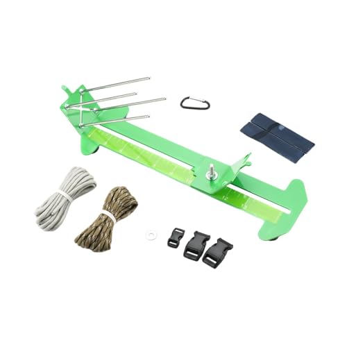 kowaku Paracord-Armband-Vorrichtungsset, Paracord-Vorrichtung zur Herstellung, verstellbar, für Männer und Frauen, stabiles Paracord-Werkzeugset, Webmaschine, Hellgrün kowaku Paracord-Armband-Vorrichtungsset, Paracord-Vorrichtung zur Herstellung, verstellbar, für Männer und Frauen, stabiles Paracord-Werkzeugset, Webmaschine, Hellgrün von kowaku