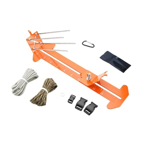 kowaku Paracord-Armband-Vorrichtungsset, Paracord-Vorrichtung zur Herstellung, verstellbar, für Männer und Frauen, stabiles Paracord-Werkzeugset, Webmaschine, Orange kowaku Paracord-Armband-Vorrichtungsset, Paracord-Vorrichtung zur Herstellung, verstellbar, für Männer und Frauen, stabiles Paracord-Werkzeugset, Webmaschine, Orange von kowaku