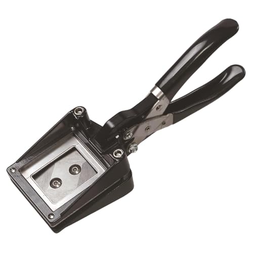 kowaku Passfotoschneider, manueller Schneider, Locher, Papierschneidewerkzeug, ID-Stanzer für Papierbasteleien, 3.5 Cm X 4.5 Cm von kowaku