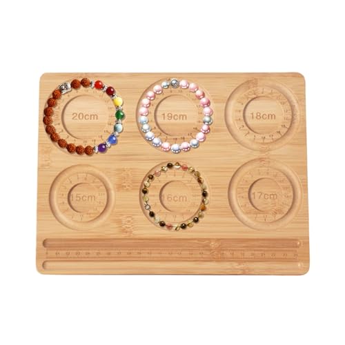 kowaku Perlenbrett für Armbänder, Aufbewahrungsbehälter, Schmuck Design, Größenbretter, Vitrine, Perlentablett für Perlen Armreif-Schmuck DIY Handwerk, Stil A von kowaku