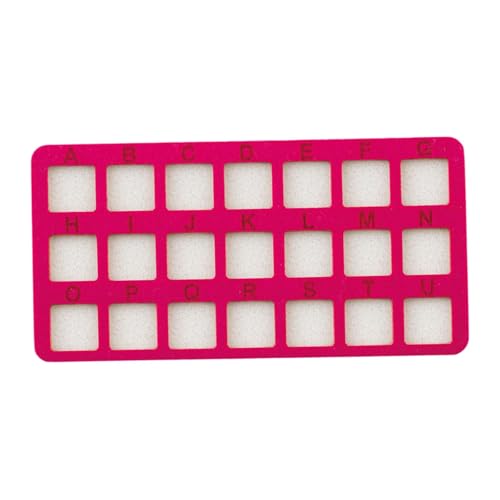 kowaku Perlenmatte mit Gitter Perlenunterlage Perlendesignbrett Perlenkissen für Heimwerker Hobby, Rot kowaku Perlenmatte mit Gitter Perlenunterlage Perlendesignbrett Perlenkissen für Heimwerker Hobby, Rot von kowaku