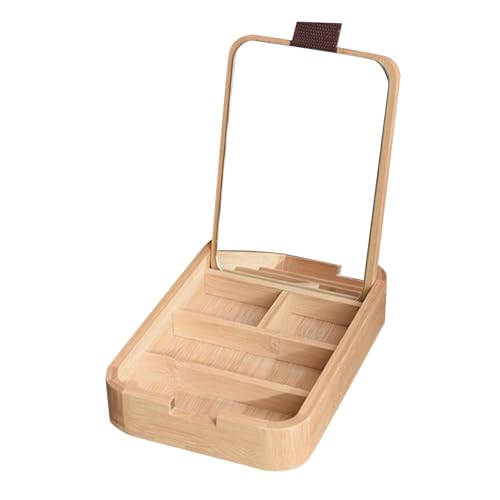 kowaku Schmuckschatulle Aus Holz mit Spiegel für Damen, Geschenkbox für Kommode Und Reisen kowaku Schmuckschatulle Aus Holz mit Spiegel für Damen, Geschenkbox für Kommode Und Reisen von kowaku