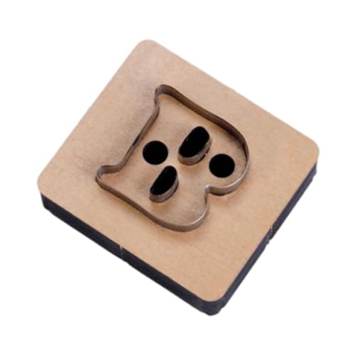 kowaku Stanzform für Buchstaben, Schablone zur Herstellung von Anhängern aus rostfreiem Material, B von kowaku