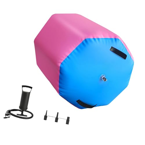 kowaku Turnfass Luftrolle Gymnastikrolle Tumbling Aufblasbares Trainingsgerät Aus Wasserdichtem PVC mit Pumpe für Bodenturnen Und zu Hause, 0.5 X 0.7 M kowaku Turnfass Luftrolle Gymnastikrolle Tumbling Aufblasbares Trainingsgerät Aus Wasserdichtem PVC mit Pumpe für Bodenturnen Und zu Hause, 0.5 X 0.7 M von kowaku