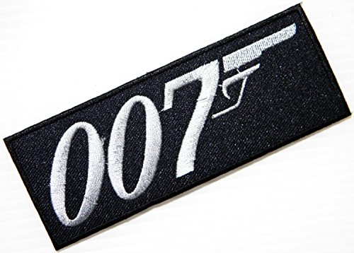 Aufnaher JAMES BOND 007 Movie Logo Jacket T shirt Patch Sew Iron on Embroidered Badge Sign Costume Size 4.5"Width X 1.75"Height von koyjung