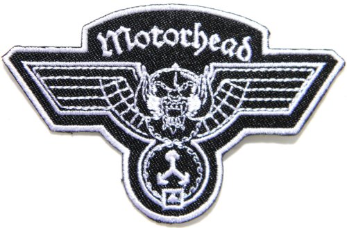 Motorhead Hammered Band Logo Heavy Metal Punk Rock Musik Jacke T-Shirt Aufnäher Aufbügler bestickt Abzeichen Kostüm Größe 8,9 cm Breite x 6,3 cm Höhe Motorhead Hammered Band Logo Heavy Metal Punk Rock Musik Jacke T-Shirt Aufnäher Aufbügler bestickt Abzeichen Kostüm Größe 8,9 cm Breite x 6,3 cm Höhe von koyjung