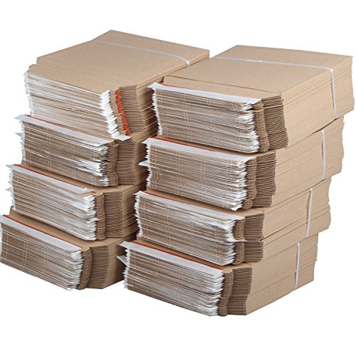 500 x Kraftmax Premium Verpackung/Versandtaschen - Frustfreie Versandtasche aus Pappkarton - DIN A5-23,5 x 18 cm von kraftmax