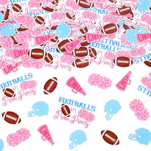 kreat4joy 200 Stück Fußball Geschlecht Offenbarung Dekorationen Konfetti Fußball oder Pom Poms Geschlecht Offenbarung Dekorationen Doppelseitig Druck Konfetti für Fußball Sport Thema Junge Mädchen kreat4joy 200 Stück Fußball Geschlecht Offenbarung Dekorationen Konfetti Fußball oder Pom Poms Geschlecht Offenbarung Dekorationen Doppelseitig Druck Konfetti für Fußball Sport Thema Junge Mädchen von kreat4joy