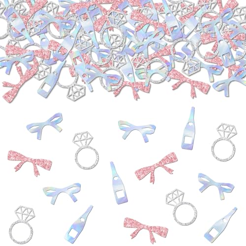 kreat4joy She's Tying the Knot Brautdusche Dekoration, 200 Stück Schleife Konfetti Diamant Tischdekoration für Sie binden den Knoten Brautdusche Junggesellinnenabschied Hochzeit Verlobung Party kreat4joy She's Tying the Knot Brautdusche Dekoration, 200 Stück Schleife Konfetti Diamant Tischdekoration für Sie binden den Knoten Brautdusche Junggesellinnenabschied Hochzeit Verlobung Party von kreat4joy