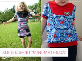 Kleid & Shirt "Mini-Mathilda" von kreativlabor Berlin