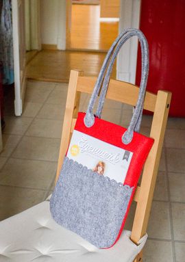 Tragetasche/Beutel aus Filz Tragetasche/Beutel aus Filz von kreativlabor Berlin