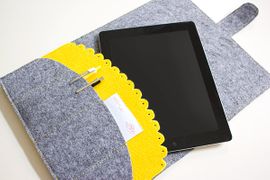 iPad-Hülle aus Filz iPad-Hülle aus Filz von kreativlabor Berlin