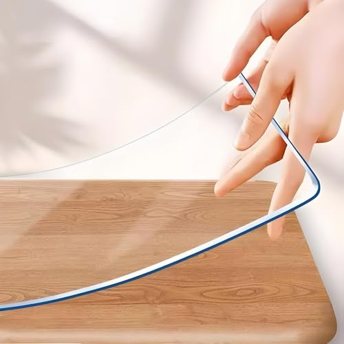 ksxnkhk 1,5 mm Dicker, durchsichtiger Tischschutz aus Kunststoff, 59 x 147 Zoll, rechteckige, wasserdichte Schreibtischmatte für Büros, rutschfeste Arbeitsplatten-Schutzunterlage für Holzm ksxnkhk 1,5 mm Dicker, durchsichtiger Tischschutz aus Kunststoff, 59 x 147 Zoll, rechteckige, wasserdichte Schreibtischmatte für Büros, rutschfeste Arbeitsplatten-Schutzunterlage für Holzm von ksxnkhk