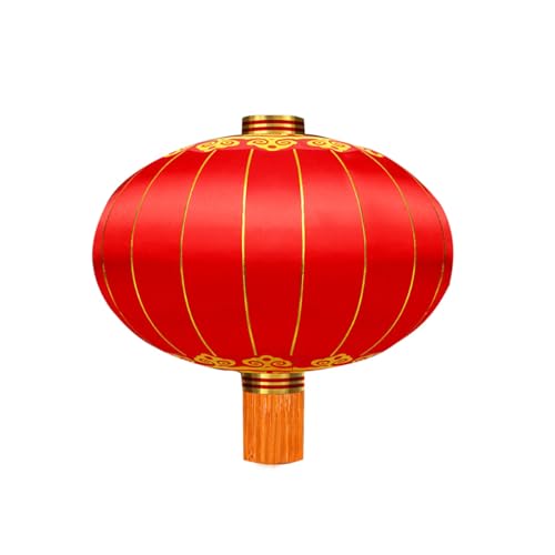 ksxnkhk Linterna Rote Laterne für den Außenbereich, traditionelles chinesisches Neujahr, wasserdichte Seide zum Aufhängen für das Mittherbstfest, Feiertage, Hochzeitsdekoration, Jahrestag von ksxnkhk