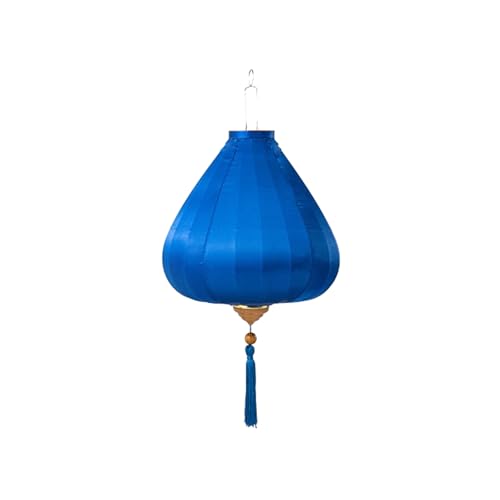 ksxnkhk Linterna Seidenlaterne, einfarbig, oval, chinesisch, zum Aufhängen, traditionell, orientalisch, mit Quaste, dekorative japanische/vietnamesische Lampe für Gartenparty, Jahrestag von ksxnkhk