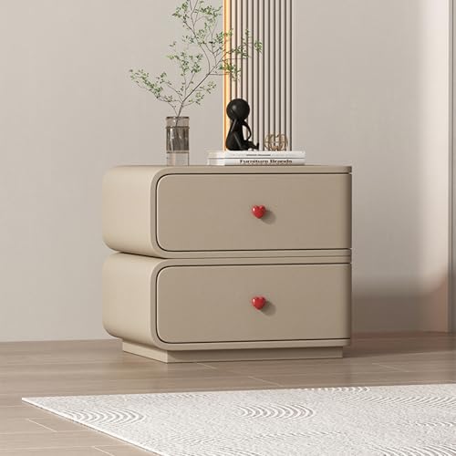ksxnkhk Stilvoller, moderner Nachttisch mit 2 Schubladen, Nachttischschrank aus Holz für Schlafzimmer und Wohnzimmer, Elegante Kommode im linken Design, platzsparendes Möbel ksxnkhk Stilvoller, moderner Nachttisch mit 2 Schubladen, Nachttischschrank aus Holz für Schlafzimmer und Wohnzimmer, Elegante Kommode im linken Design, platzsparendes Möbel von ksxnkhk