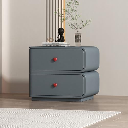 ksxnkhk Stilvoller, moderner Nachttisch mit 2 Schubladen, Nachttischschrank aus Holz für Schlafzimmer und Wohnzimmer, Kommode im Design der linken Seite, platzsparendes Möbel ksxnkhk Stilvoller, moderner Nachttisch mit 2 Schubladen, Nachttischschrank aus Holz für Schlafzimmer und Wohnzimmer, Kommode im Design der linken Seite, platzsparendes Möbel von ksxnkhk