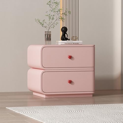 ksxnkhk Stilvoller, moderner Nachttisch mit 2 Schubladen – Nachttischschrank aus Holz für Schlafzimmer und Wohnzimmer, Design auf der linken Seite, platzsparende Kommode ksxnkhk Stilvoller, moderner Nachttisch mit 2 Schubladen – Nachttischschrank aus Holz für Schlafzimmer und Wohnzimmer, Design auf der linken Seite, platzsparende Kommode von ksxnkhk