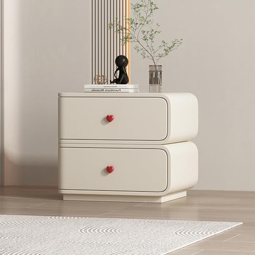 ksxnkhk Stilvoller, moderner Nachttisch mit 2 Schubladen – Nachttischschrank aus Holz für Schlafzimmer und Wohnzimmer, Kommode im Design der linken Seite, platzsparendes Möbel ksxnkhk Stilvoller, moderner Nachttisch mit 2 Schubladen – Nachttischschrank aus Holz für Schlafzimmer und Wohnzimmer, Kommode im Design der linken Seite, platzsparendes Möbel von ksxnkhk