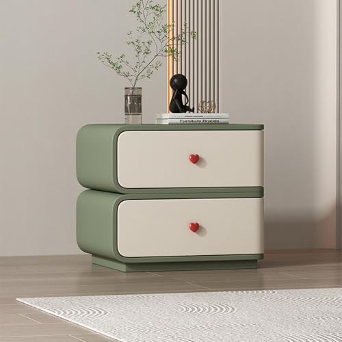 ksxnkhk Stilvoller moderner Nachttisch mit 2 Schubladen, Nachttischschrank aus Holz für Schlafzimmer und Wohnzimmer, vielseitige Kommode mit Design auf der linken Seite ksxnkhk Stilvoller moderner Nachttisch mit 2 Schubladen, Nachttischschrank aus Holz für Schlafzimmer und Wohnzimmer, vielseitige Kommode mit Design auf der linken Seite von ksxnkhk
