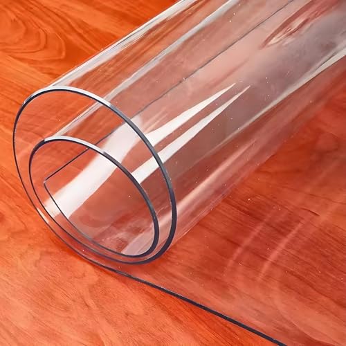 ksxnkhk Transparente Vinyl-Tischdecke, 1,5 mm dick, 130 x 290 cm, rutschfeste rechteckige Schreibtischunterlage aus Kunststoff, strapazierfähige, wasserdichte, durchsichtige Tischdecke, le ksxnkhk Transparente Vinyl-Tischdecke, 1,5 mm dick, 130 x 290 cm, rutschfeste rechteckige Schreibtischunterlage aus Kunststoff, strapazierfähige, wasserdichte, durchsichtige Tischdecke, le von ksxnkhk