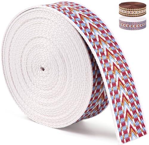 Gurtband, 3,8 cm für Taschengurte, 1,8 m, rot, blau und weiß gestreift, Pfeilmuster, Polycotton-Gurtband, 3,8 cm für die Herstellung von Rucksack, Geldbörse, Gürtelriemen Gurtband, 3,8 cm für Taschengurte, 1,8 m, rot, blau und weiß gestreift, Pfeilmuster, Polycotton-Gurtband, 3,8 cm für die Herstellung von Rucksack, Geldbörse, Gürtelriemen von ktnstsaal