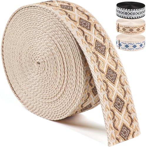 Khaki-Baumwoll-Gurtband, 3,8 cm für Tasche, Jacquard Bohemia, 6 m, strapazierfähig, 3,8 cm Gurtband, Nylon, Rucksackgurte, Gürtel Khaki-Baumwoll-Gurtband, 3,8 cm für Tasche, Jacquard Bohemia, 6 m, strapazierfähig, 3,8 cm Gurtband, Nylon, Rucksackgurte, Gürtel von ktnstsaal