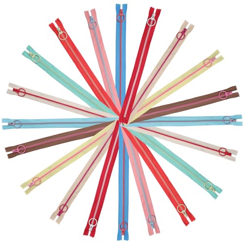 20 Stück 30 cm Trennreißverschlüsse, 10 Farben gemischt Nylonreißverschluss für Näharbeiten, Reißverschlüsse mit Aufziehring für Maßschneiderei, Basteln, Kleiderherstellung,Säcken und für Den Rücken 20 Stück 30 cm Trennreißverschlüsse, 10 Farben gemischt Nylonreißverschluss für Näharbeiten, Reißverschlüsse mit Aufziehring für Maßschneiderei, Basteln, Kleiderherstellung,Säcken und für Den Rücken von ktxaby