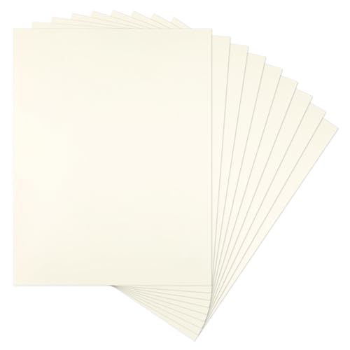 28 Blatt Cremefarbener Karton, 21.6 x 28 cm, Beigefarbenes Papier 250 g/m² Dickes Konstruktionspapier Elfenbeinfarbenes Druckerpapier Cremeweiße Karte für Kartenherstellung, Einladungen 28 Blatt Cremefarbener Karton, 21.6 x 28 cm, Beigefarbenes Papier 250 g/m² Dickes Konstruktionspapier Elfenbeinfarbenes Druckerpapier Cremeweiße Karte für Kartenherstellung, Einladungen von ktxaby