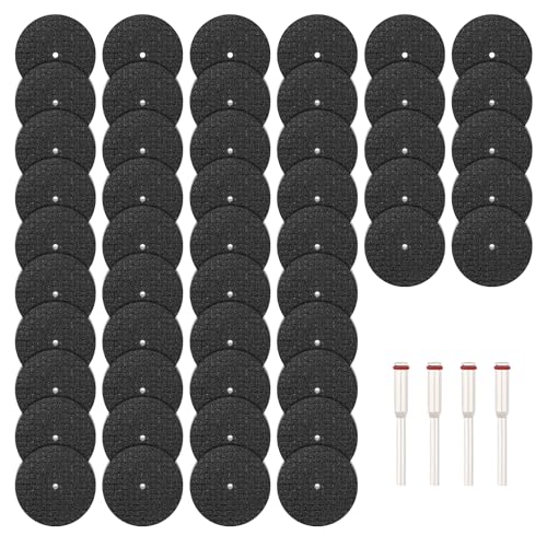 54 Stück 32mm Drehwerkzeug Trennscheiben Set Verstärkt Fiberglas Harz-Schneid Werkzeug Scheiben Inklusive 4 Stück 36mm Spanndorn Zubehör für Schneiden Holz Stein Metall 54 Stück 32mm Drehwerkzeug Trennscheiben Set Verstärkt Fiberglas Harz-Schneid Werkzeug Scheiben Inklusive 4 Stück 36mm Spanndorn Zubehör für Schneiden Holz Stein Metall von ktxaby