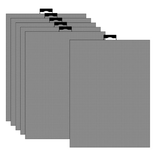 6 Stück 14 Count Plastic Canvas Kreuzstich Kunststoffgitter 27.9 x 20.8 cm Schwarz Kreuzstich Leinwand Kunststoff Mesh Leinwand für Kreuzstich Stickerei Stricken Häkeln DIY Projekte 6 Stück 14 Count Plastic Canvas Kreuzstich Kunststoffgitter 27.9 x 20.8 cm Schwarz Kreuzstich Leinwand Kunststoff Mesh Leinwand für Kreuzstich Stickerei Stricken Häkeln DIY Projekte von ktxaby
