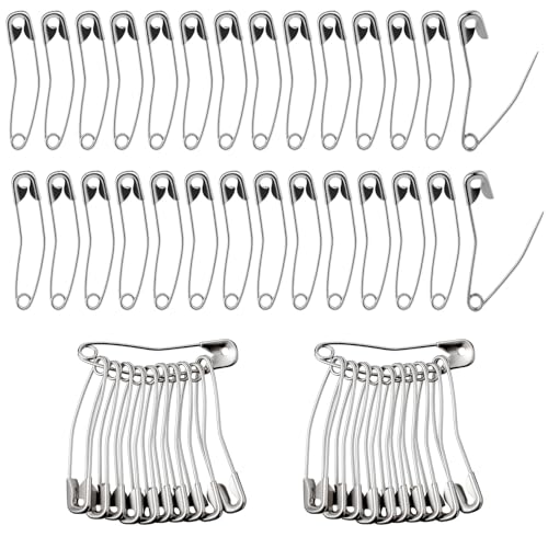 Ktxaby 200 gebogene Sicherheitsnadeln, 38 mm, für Quilten, Stricken, Nähen, Basteln von ktxaby