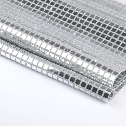 Ktxaby 30cm x 180cm Disco Party Tischläufer Silber Glitzer Pailletten Tischdecke 70er 80er Jahre Party Deko Für Hochzeit Geburtstag Tanzparty Mottoparty Retro Deko von ktxaby