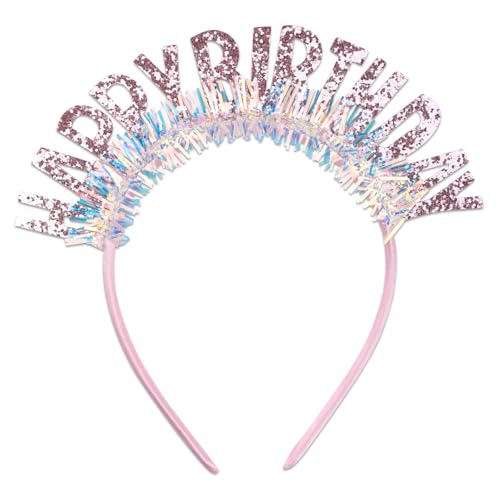 ktxaby 1 Stück Happy Birthday Haarreif Glitzer Krone Haarschmuck für Frauen Mädchen Geburtstag Party Dekoration Fotorequisite ktxaby 1 Stück Happy Birthday Haarreif Glitzer Krone Haarschmuck für Frauen Mädchen Geburtstag Party Dekoration Fotorequisite von ktxaby