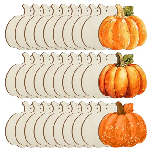kuchisity Große Kürbisausschnitte aus Holz, 17,8 cm, 30 Stück, unlackierte Herbst-Holzornamente, DIY, blanko, Kürbisscheiben, Basteln für Thanksgiving, Halloween, Party, Heimdekoration kuchisity Große Kürbisausschnitte aus Holz, 17,8 cm, 30 Stück, unlackierte Herbst-Holzornamente, DIY, blanko, Kürbisscheiben, Basteln für Thanksgiving, Halloween, Party, Heimdekoration von kuchisity