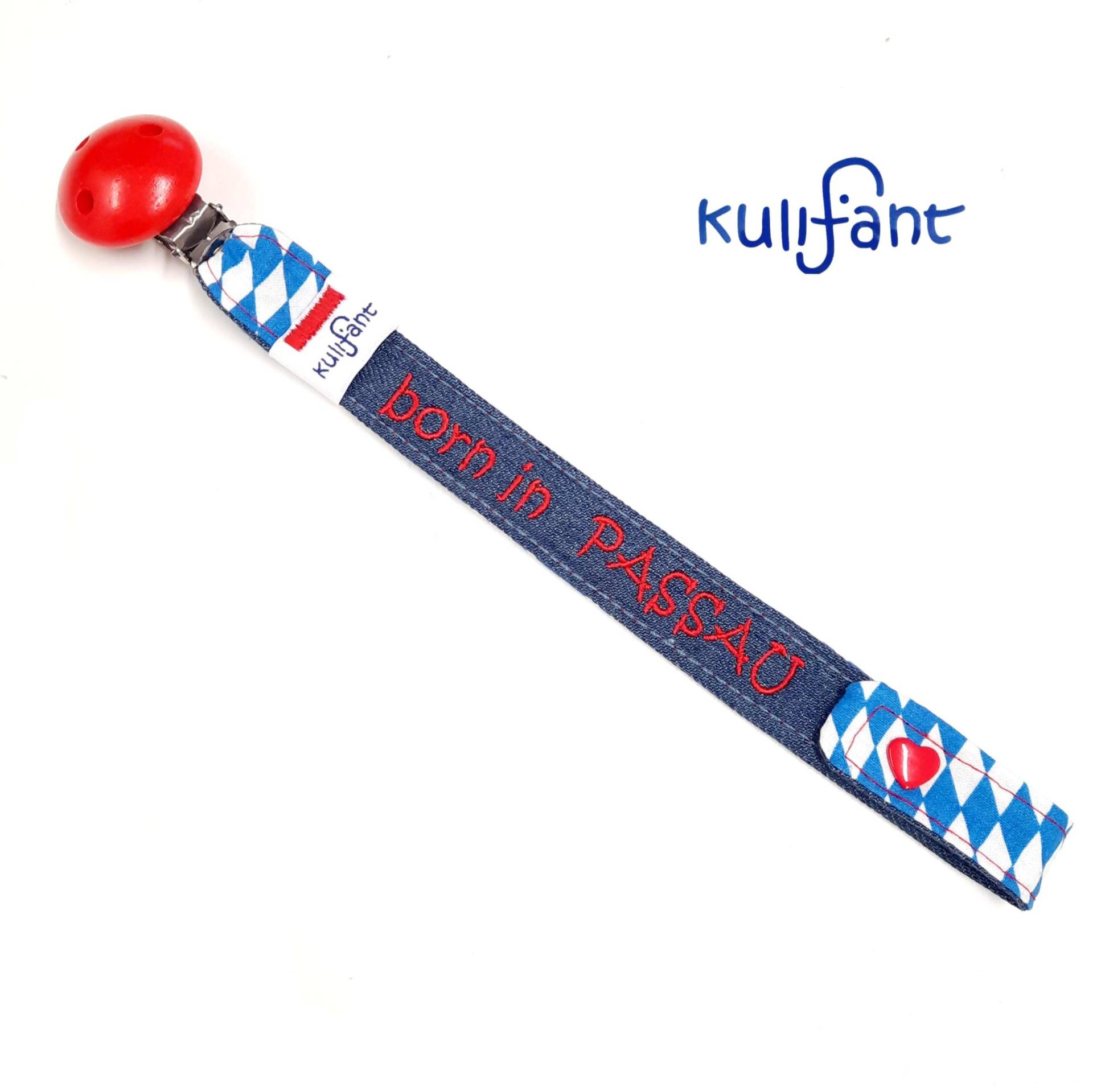 Jeans Denim Schnullerband Blauweiss Bayrisch Bayern, Mit Name Namen Babygeschenk Born in Holzclip Jeans Denim Schnullerband Blauweiss Bayrisch Bayern, Mit Name Namen Babygeschenk Born in Holzclip von kulifant