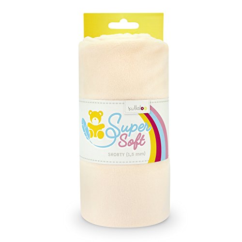 kullaloo PF-21 SuperSoft SHORTY Plüschstoff, Minky, Ac Pale Pfirsich, Pack of 1 von kullaloo