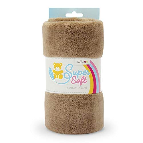 kullaloo Supersoft SNUGLY SB-Pack Plüschstoff, Minky, spielzeugtauglich, (Taupe) von kullaloo