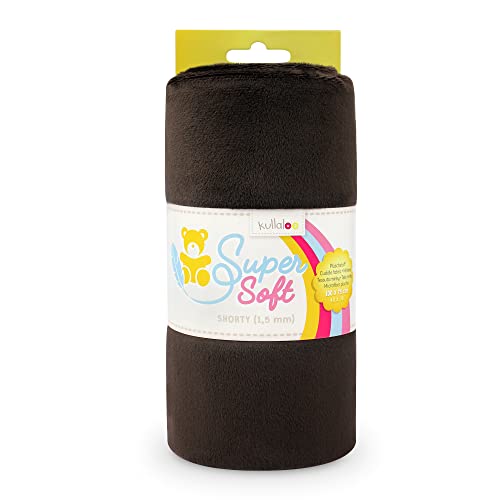 kullaloo Superweicher kurzer Plüschstoff zum Nähen/Minky-Stoff für Plüschtiere und Stofftiere. ✦ 100 x 75 cm. ✦ Florlänge 1,5 mm. ✦ Schokolade kullaloo Superweicher kurzer Plüschstoff zum Nähen/Minky-Stoff für Plüschtiere und Stofftiere. ✦ 100 x 75 cm. ✦ Florlänge 1,5 mm. ✦ Schokolade von kullaloo