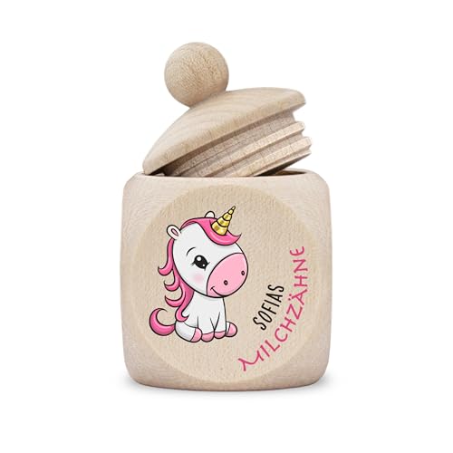 kultdog Zahndose Milchzähne Mädchen modern Dose Holz personalisiert Druck Name Comic Einhorn kultdog Zahndose Milchzähne Mädchen modern Dose Holz personalisiert Druck Name Comic Einhorn von kultdog