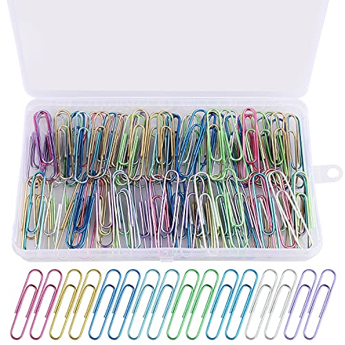 100 Stück Büroklammern, 50mm Bunte Briefklammern Kunststoffbeschichtete Büroklammern für Papiere Zuhause Schule Bürobedarf 100 Stück Büroklammern, 50mm Bunte Briefklammern Kunststoffbeschichtete Büroklammern für Papiere Zuhause Schule Bürobedarf von kuou
