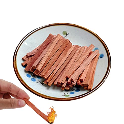 Holz-Sandelholzstäbchen – 100 G Natürliches Sandelholz, Heiliges Holz Zum Verbrennen, Hochharzige Spirituelle Reinigungsstäbchen, Buddhistische Gereinigte Luft Für Meditation, Yoga-Gebet von kupan